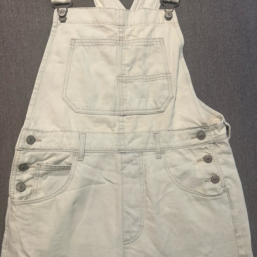 Stylish Cream Overalls